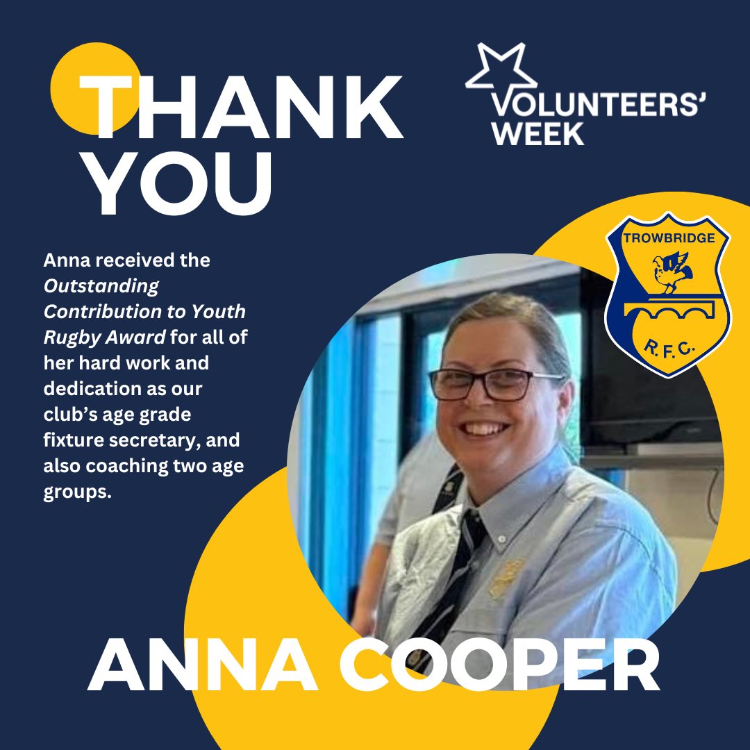 𝐕𝐨𝐥𝐮𝐧𝐭𝐞𝐞𝐫𝐬 𝐝𝐨 𝐧𝐨𝐭 𝐧𝐞𝐜𝐞𝐬𝐬𝐚𝐫𝐢𝐥𝐲 𝐡𝐚𝐯𝐞 𝐭𝐡𝐞 𝐭𝐢𝐦𝐞, 𝐛𝐮𝐭 𝐭𝐡𝐞𝐲 𝐝𝐨 𝐡𝐚𝐯𝐞 𝐭𝐡𝐞 𝐡𝐞𝐚𝐫𝐭 💙💛 Thank you, Anna!

#volunteersweek #morethanrugby #volunteerweek2024