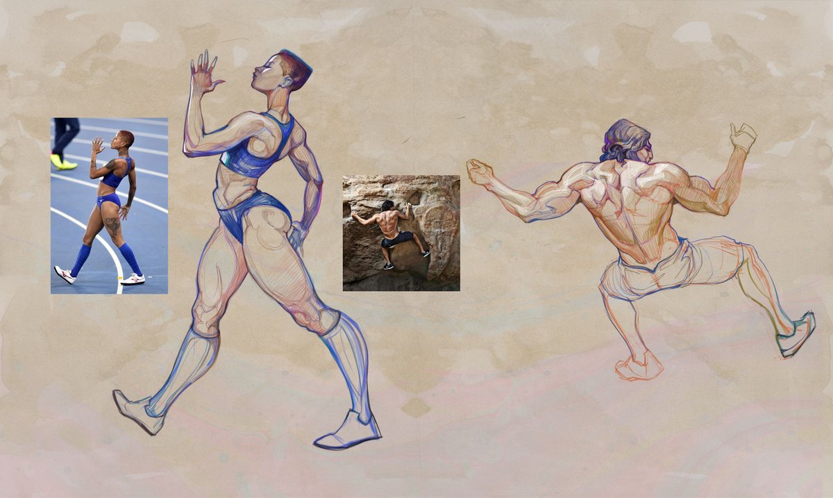 Desenhar pra não perder o requebrado.