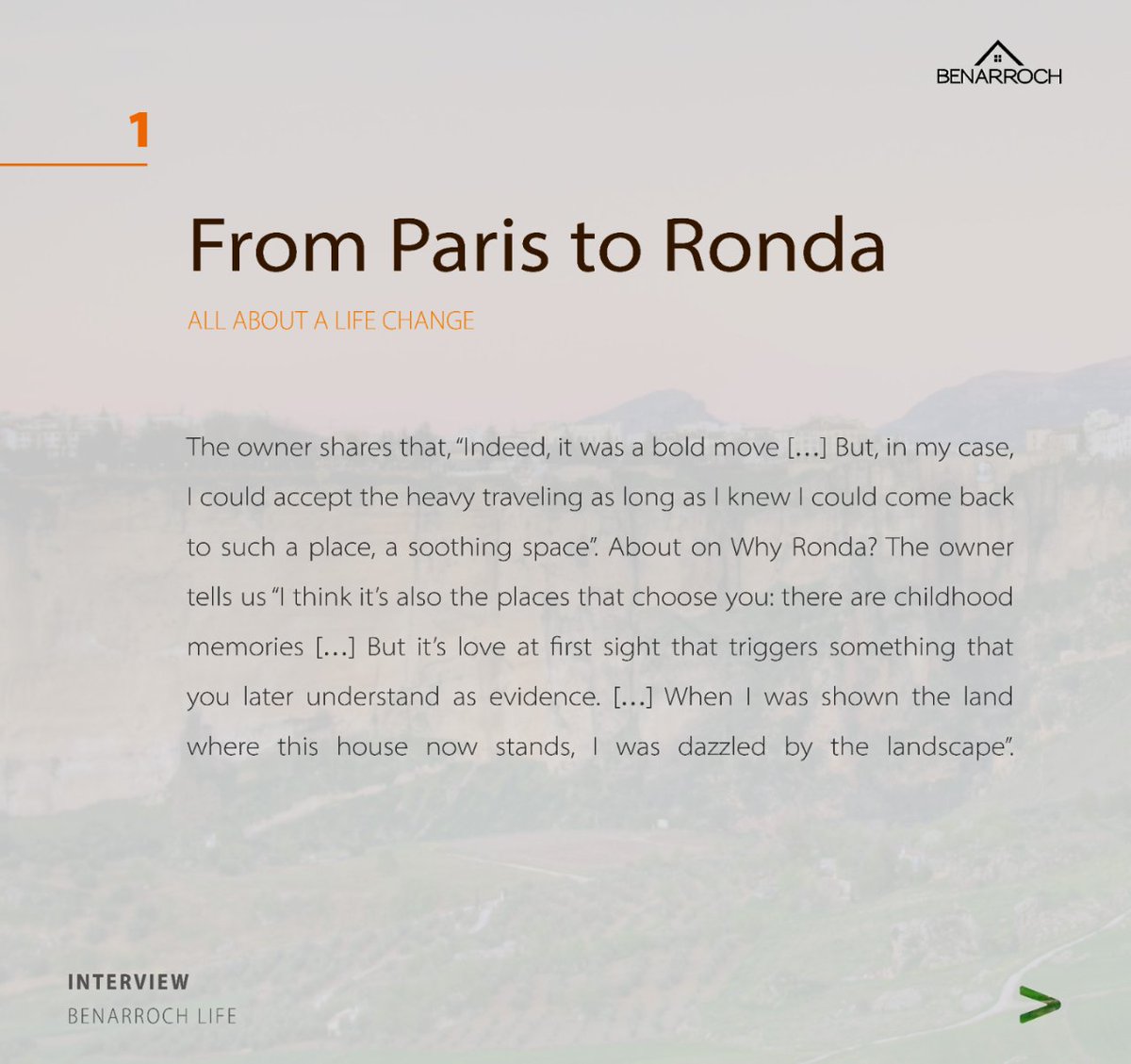 Benarrochestate's tweet photo. We had the amazing opportunity to interview the owner of an incredible Contemporary House Project in Ronda 🇪🇸

A project defined by a landscape 🖼️

Check the full article in our blog!

📎 https://t.co/pAWTSgcTku

#marbellalifestyle #benarrochrealestate #blog https://t.co/QArutzAGJx
