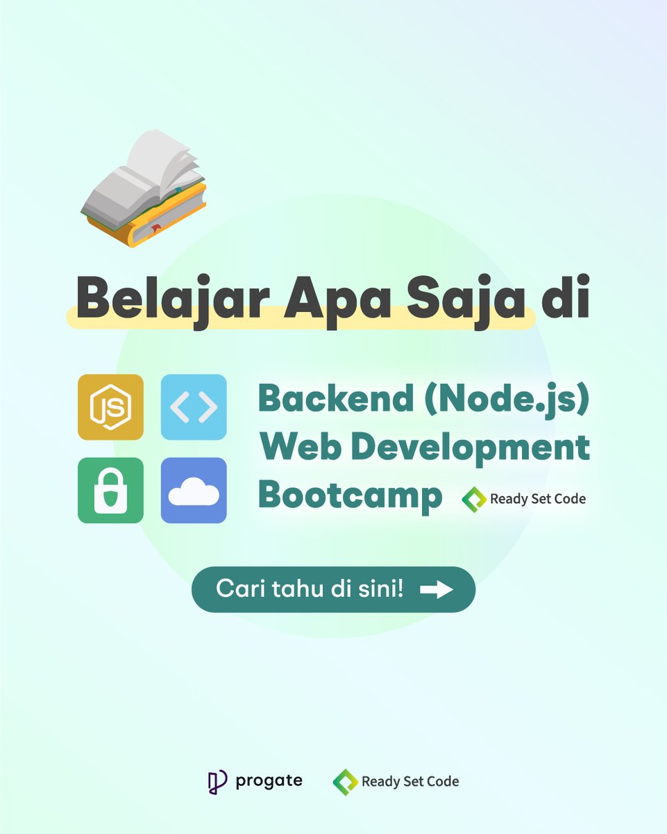 Berikut ini adalah materi-materi yang akan kalian pelajari dalam bootcamp Backend Ready Set Code.

📚

#coding #codinglife #codingmemes #programming #bootcamp