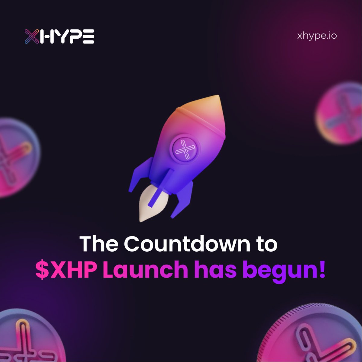 The Final Countdown has begin! 🥳

$XHP IS LAUNCHING THIS MONTH.
It's building up. We're gearing up.

Are you ready?