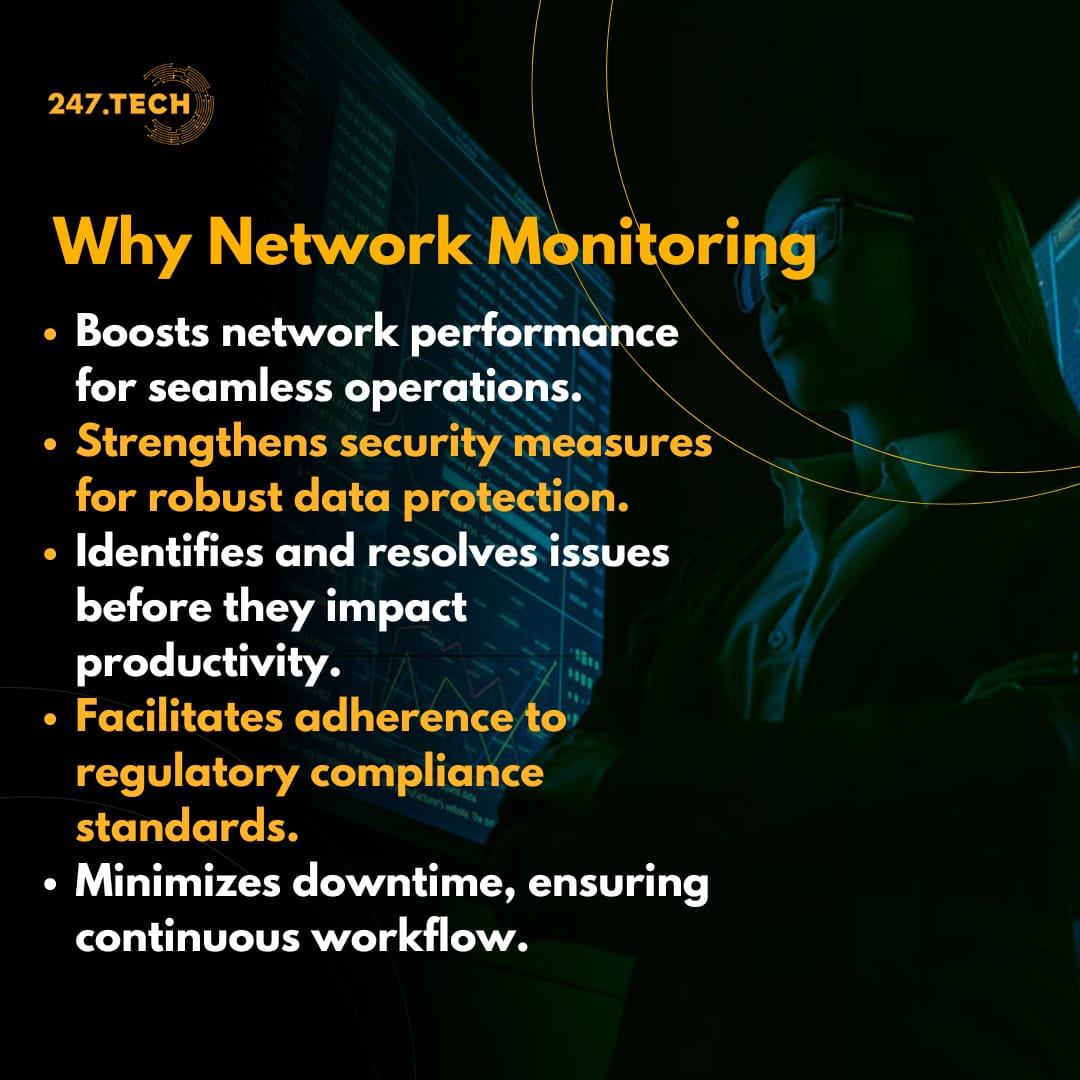 247techglobal's tweet photo. Join us #247.tech

Elevate your business with Network monitoring.  Work with 247 Tech for all your network management requirements.

Web: https://t.co/WvKcP7X26m
#networkmonitoring #technology #monitoring #servermonitoring #networkmanagement #itinfrastructure #networkperformance https://t.co/VmKyiIETcH