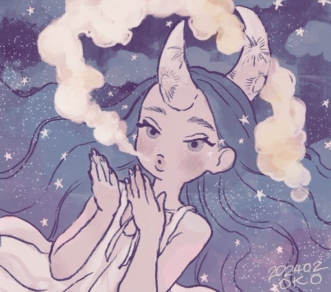 「dress starry sky」 illustration images(Latest)