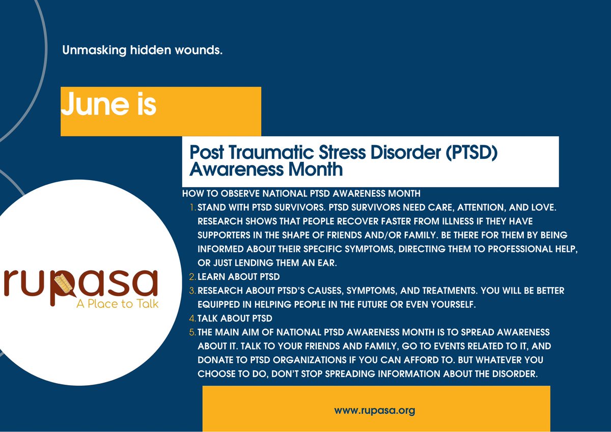 Rupasa: A place to talk (@myrupasa) on Twitter photo Unmasking hidden wounds. #PTSDAwarenessMonth #BatikaBhururu Unmasking hidden wounds. #PTSDAwarenessMonth #BatikaBhururu