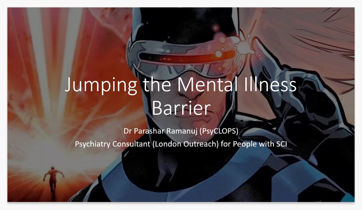 Sophie Nawarski (@bramptonites) on Twitter photo RIGHT now…. Excellent discussion on an in-depth case study by <a href="/DrAshRam1/">Parashar Ramanuj</a> our very own PsyCLOPS who has an extremely valuable role across the PAN London SCI Network from @RNOHnhs here @StGeorgesTrust RIGHT now…. Excellent discussion on an in-depth case study by <a href="/DrAshRam1/">Parashar Ramanuj</a> our very own PsyCLOPS who has an extremely valuable role across the PAN London SCI Network from @RNOHnhs here @StGeorgesTrust