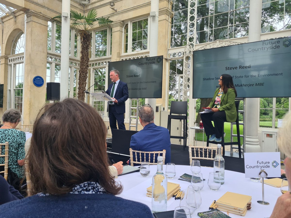 Great to hear <a href="/SteveReedMP/">Steve Reed</a> talk about Labour's commitment to balance the needs of land in a Land Use Framework #FutureCountryside