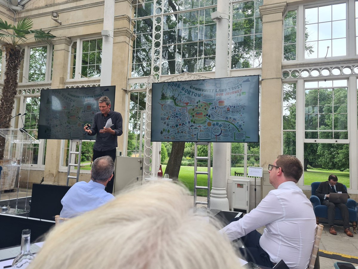 Inspirational call to listen to rural communities defining solutions for affordable homes from @CharlieLuxton representing <a href="/Plunkett_UK/">Plunkett UK</a> #FutureCountryside <a href="/hooknortonclt/">Hook Norton Community Land Trust</a>