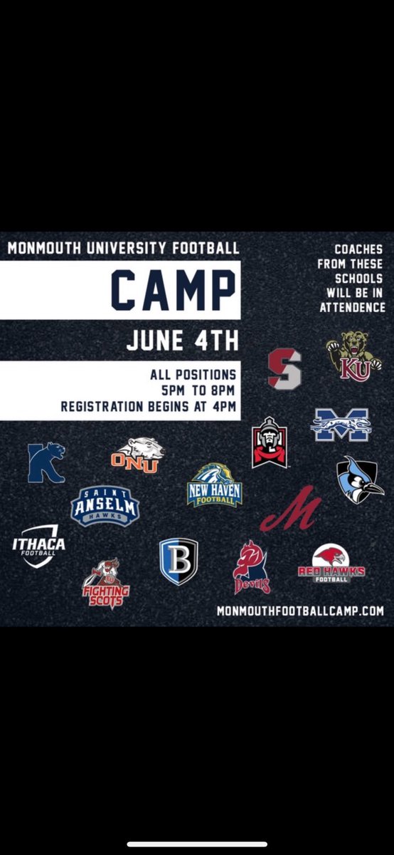 JordanJ18965448's tweet photo. Can’t wait to compete later today at @MUHawksFB camp! Looking forward to getting better. #eat https://t.co/ZOmbMwtKhH