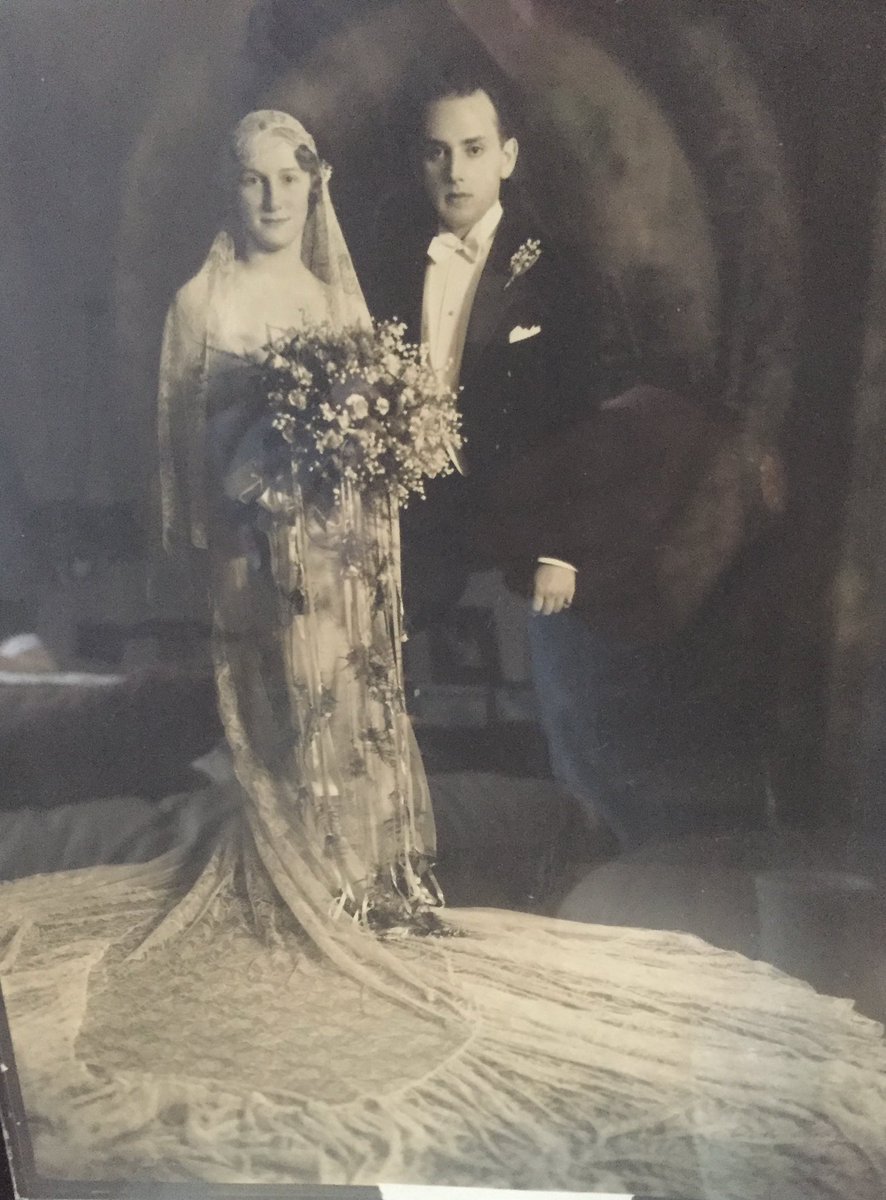 Mr. and Mrs. Barnet Klionsky request the honour of your presence at the marriage of their daughter 
Libby to Mr. Milton Deutsch on Sunday the fourth of June at six o’clock Hotel Victoria 
Seventh Avenue and fifty-first street New York City

Happy 91st wedding anniversary!