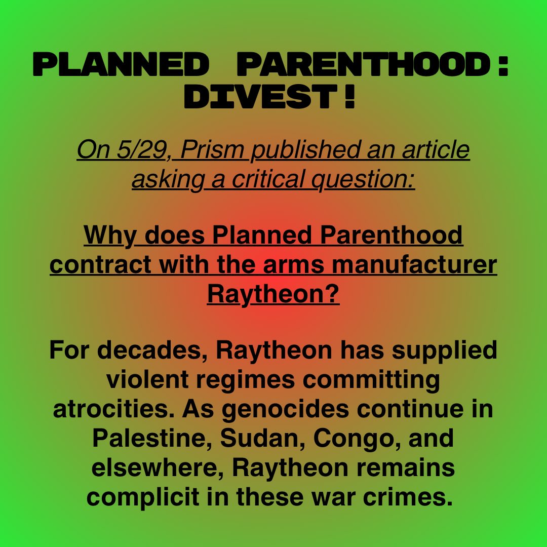 ppwpunion's tweet image. This letter written by Planned Parenthood workers already has 630 signatures from patients, donors, board members, volunteers, including current workers representing 30 different Planned Parenthood affiliates (there are 50)—all in one day!

Read more here: bit.ly/PPDivest