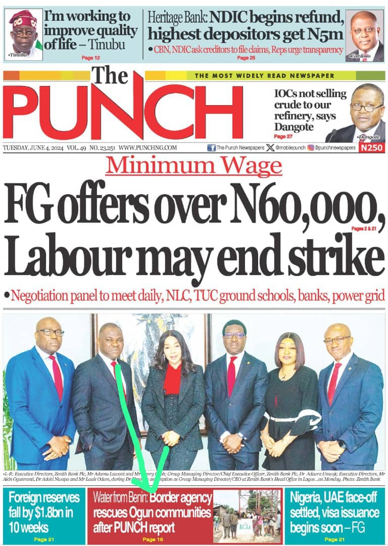KunleGarb's tweet photo. @OGSG_Official @MobilePunch Pls to read the news headline below and reply me. https://t.co/0NndOG6m3k