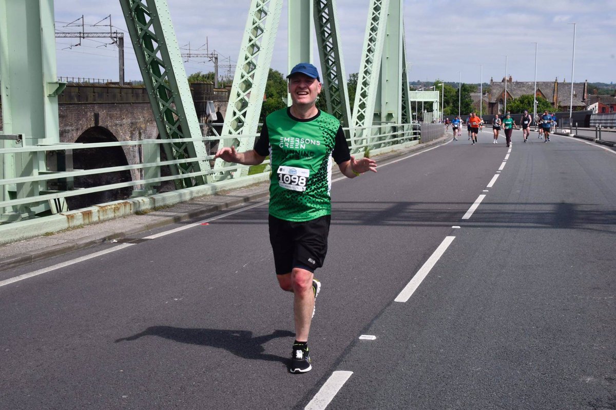 bristolpat's tweet photo. It looks like I won the Jubilee Bridge (Runcorn) half marathon on Sunday !! https://t.co/9ARNmp0Lrq