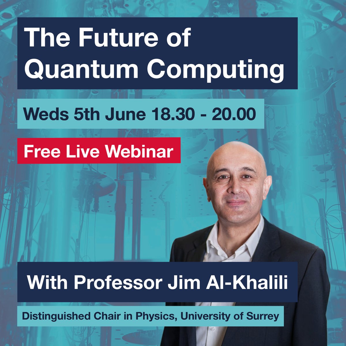 What happens when AI meets quantum computing? This is just one of the questions our panel of world-leading experts will be discussing in a free online webinar on Wednesday 5th June 2024. 

Register for your free ticket now bit.ly/futureofQC