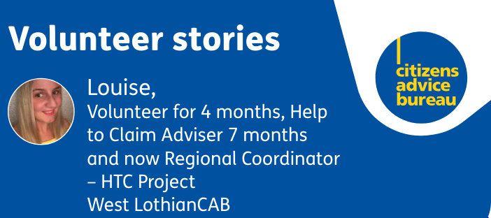 CitAdviceScot's tweet photo. CAB training and volunteering increases employability, here is Louise’s story.   

👉https://t.co/os83cIF1f7

#CABVolunteeringScot #VolunteerWeekScot https://t.co/TcVtjZlaNX