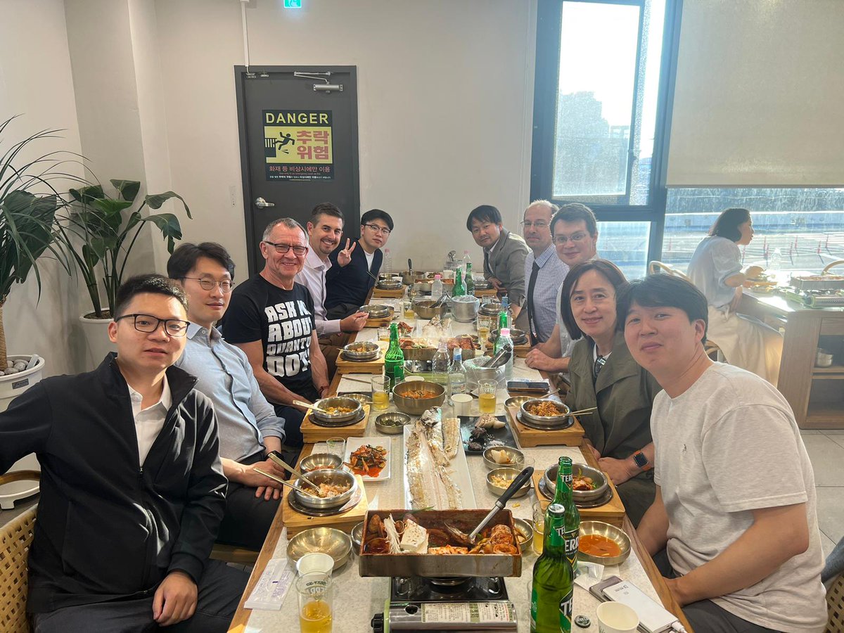 Clément Livache (@clivache) on Twitter photo Great time at ISPSA on Jeju isand! Group dinner with the Klimov group alumni, 22 years of postdocs in the picture ❤️ Thank you <a href="/CutieQd/">Sohee Jeong</a> for organisation! Amazing food. Great time at ISPSA on Jeju isand! Group dinner with the Klimov group alumni, 22 years of postdocs in the picture ❤️ Thank you <a href="/CutieQd/">Sohee Jeong</a> for organisation! Amazing food.
