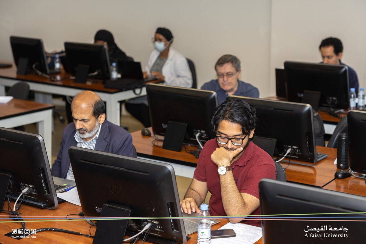 Alfaisaluniv's tweet photo. The Medical Education Team at #Alfaisal_University held today a workshop on the subject of "An Introduction to R Statistical Computing and Graphics" as part of the Frontiers in Healthcare Innovation and Education workshop series.
#Faith_Knowledge_Performance https://t.co/XqJ2EdGrhj