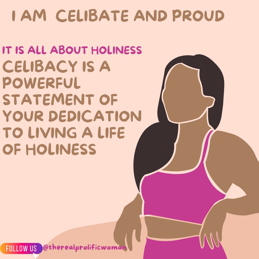 trProlificWoman's tweet photo. Celibacy is a powerful statement and an empowering life! 

#therealprolificwoman #faithfulsingles #faithfulsinglemom #abstinentlife #relationshipgoals #celibacyjourney #chastitylife #findinglove #purityindating #waitingfortheone #godsplan #christianvalues https://t.co/dSANKX3CJj