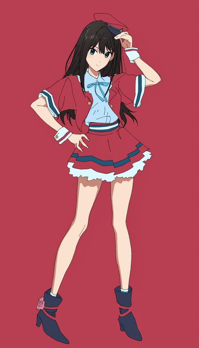 「red skirt simple background」 illustration images(Latest)