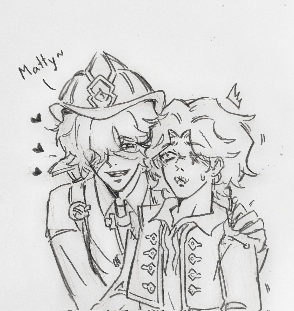 queen_my15895's tweet photo. คือทุกคน มาทานกับเราเถอะเรือนี้มันแซ่บมากอะ😭🔥 #Florain #Matthias #mattflor #identityV https://t.co/B3JQ3yhroP