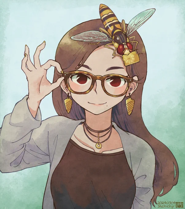 #虫の日 なので今年描いた昆虫系イラストの再掲です。 