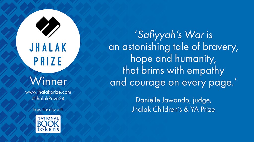 Judge (and 2023 winner) Danielle Jawando on #SafiyyahsWar by @HibaNoorKhan1, the winner of Jhalak Children's and Young Adult Prize 2024: #jhalakprize24