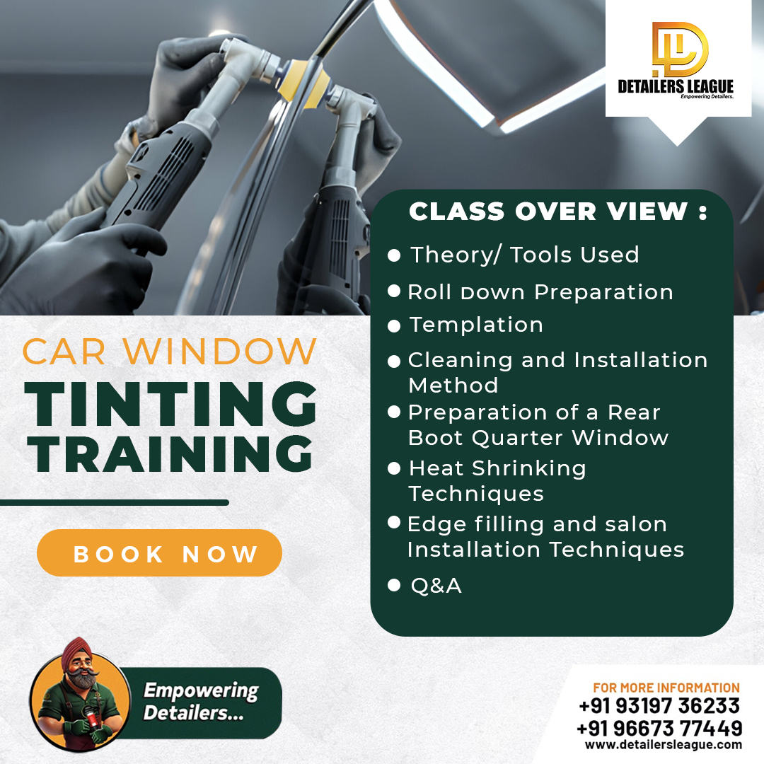 detailersleague's tweet image. 🚀 Get ready to soar with our new batch! Join us and become a master detailer. 🚗💦 Learn proper washing techniques and earn industry certification. 🏆🎓 Don't miss this chance to shine in the detailing industry. Register now. #DetailingTraining #WrappingTraining #CarWrapping