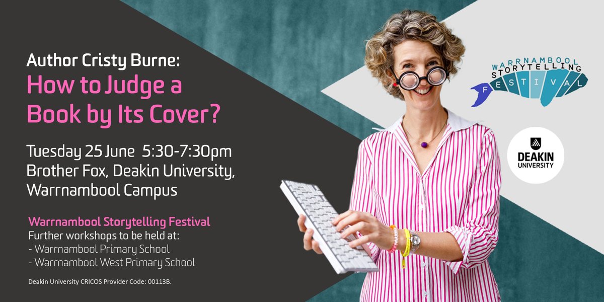Cristy Burne (@cristyburne) on Twitter photo Warrnambool! I'm heading your way for a fabulous fun evening of science, adventure and creativity thanks to <a href="/Deakin/">Deakin University</a>ArtsEd and @Deakin and the #Warrnambool community!
I hope to see you there for a whole lot of fun!! Warrnambool! I'm heading your way for a fabulous fun evening of science, adventure and creativity thanks to <a href="/Deakin/">Deakin University</a>ArtsEd and @Deakin and the #Warrnambool community!
I hope to see you there for a whole lot of fun!!