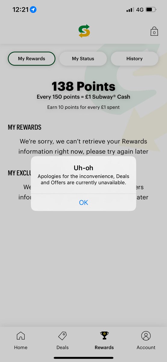 LukeHooper18's tweet photo. @SubwayHelpUKROI @SubwayUK went to use the new app to get a 50% off foot long at your branch but just as I am about the pay the app stopped working and came up with an error message. 
Also can you clarify why the notorious BMT doesn’t come with double cheese? https://t.co/wMxyzrEumT