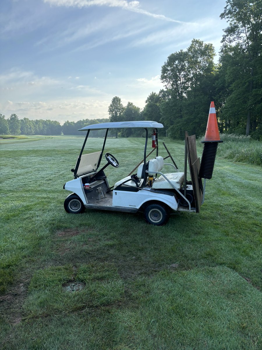 Season is officially in full swing when cart availability becomes limited #irrigationcart