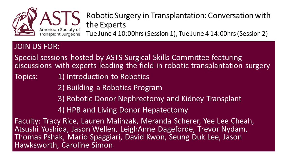 rikigraves's tweet photo. At #ATC2024Philly with Dr. Yee Lee Cheah and Dr. Caroline Simon. Join us for #roboticsurgery session today at 2pm in room 201B. #houstonmethodist #leadingmedicine #ATC2024 #ASTS https://t.co/rk2RnbqFcy