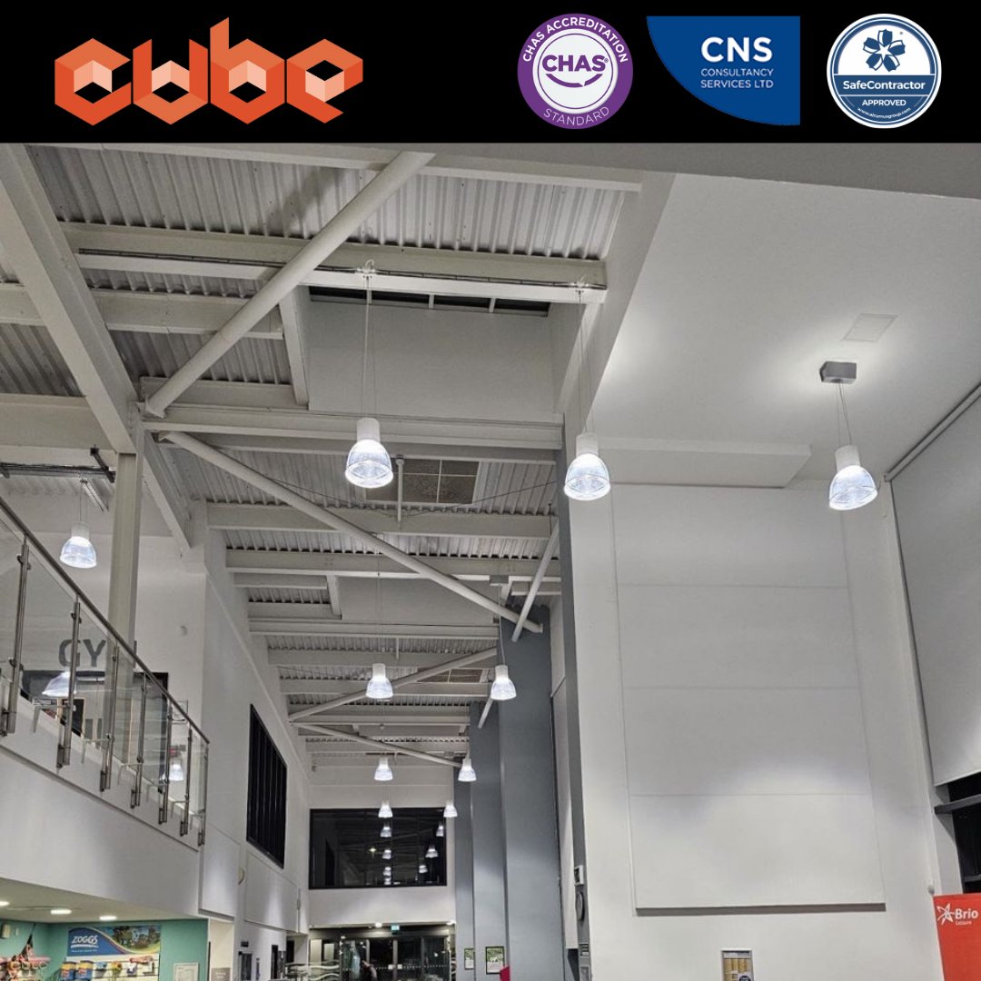 Cubelighting's tweet image. We completed an LED Lighting upgrade at Brio Leisure Centre (@brio_leisure) in Ellesmere Port.⁠

Swipe to see!⁠

Want to see more of our work? Visit cubelightingdesign.com/case-studies

#LEDLighting #CommericalLighting #CaseStudy #TuesdayMotivation