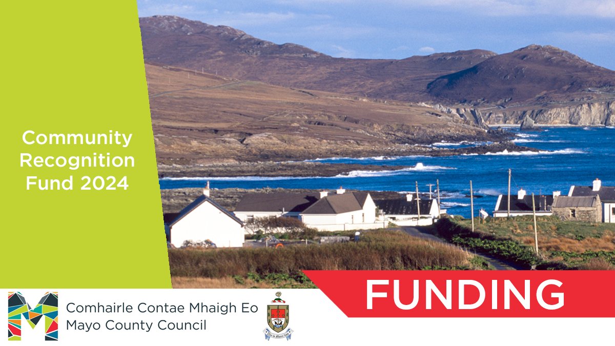 Mayo County Council are seeking Expressions of Interest for funding under the Community Recognition Fund 2024. More: mayo.ie/news/CRF-2024