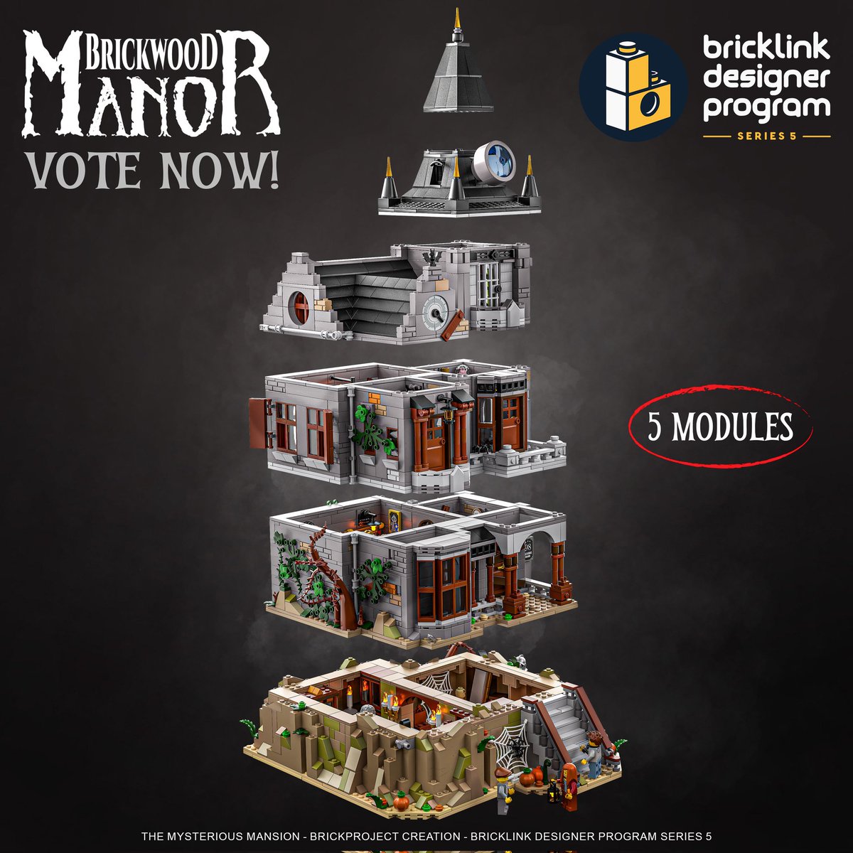 project_brick's tweet photo. 🚨 I'm happy to share my latest #Bricklink Designer Program Series 5 set: Brickwood Manor. 🎉🎉 With enough votes, it might become an official #LEGO Bricklink set. 🚨

>> Vote on Bricklink here: https://t.co/S9khTH2vfK

Thank you ♥️ https://t.co/spHviateCM