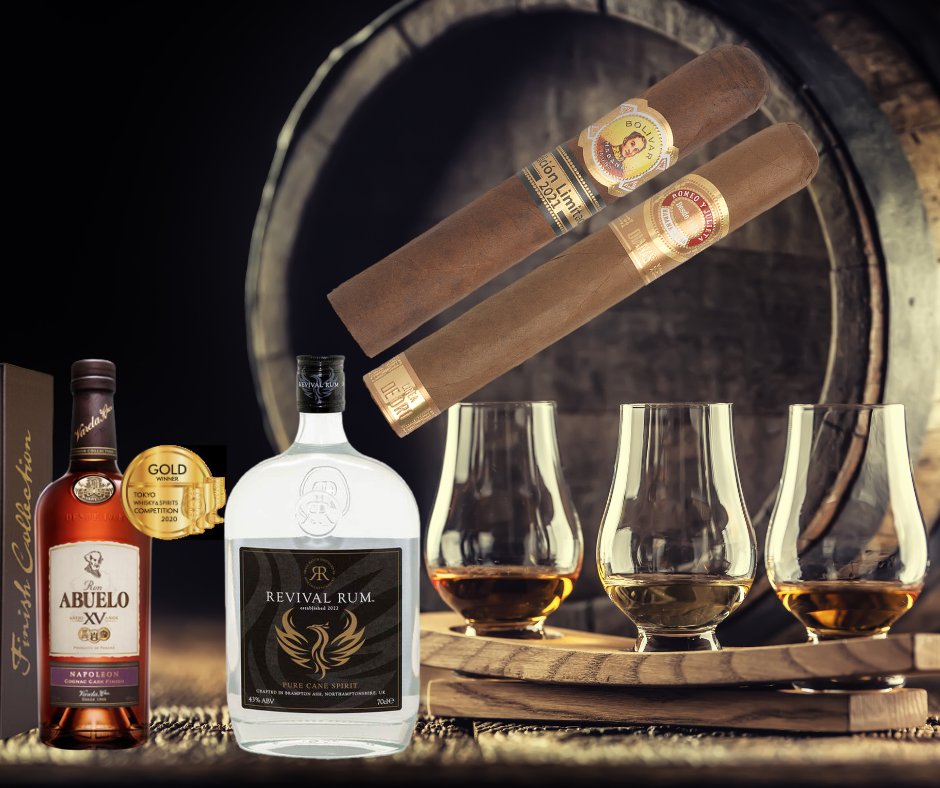 Cask23Leicester's tweet image. For the man who has everything, try a selection of premium rum alongside a handcrafted cigar. Perfect for a Father's Day to remember. What's your Dad's favourite spirit? Comment below! #FathersDayGift #GiftForDad #PremiumRum
#HandcraftedCigars #CelebrateDad
#FathersDay2024
