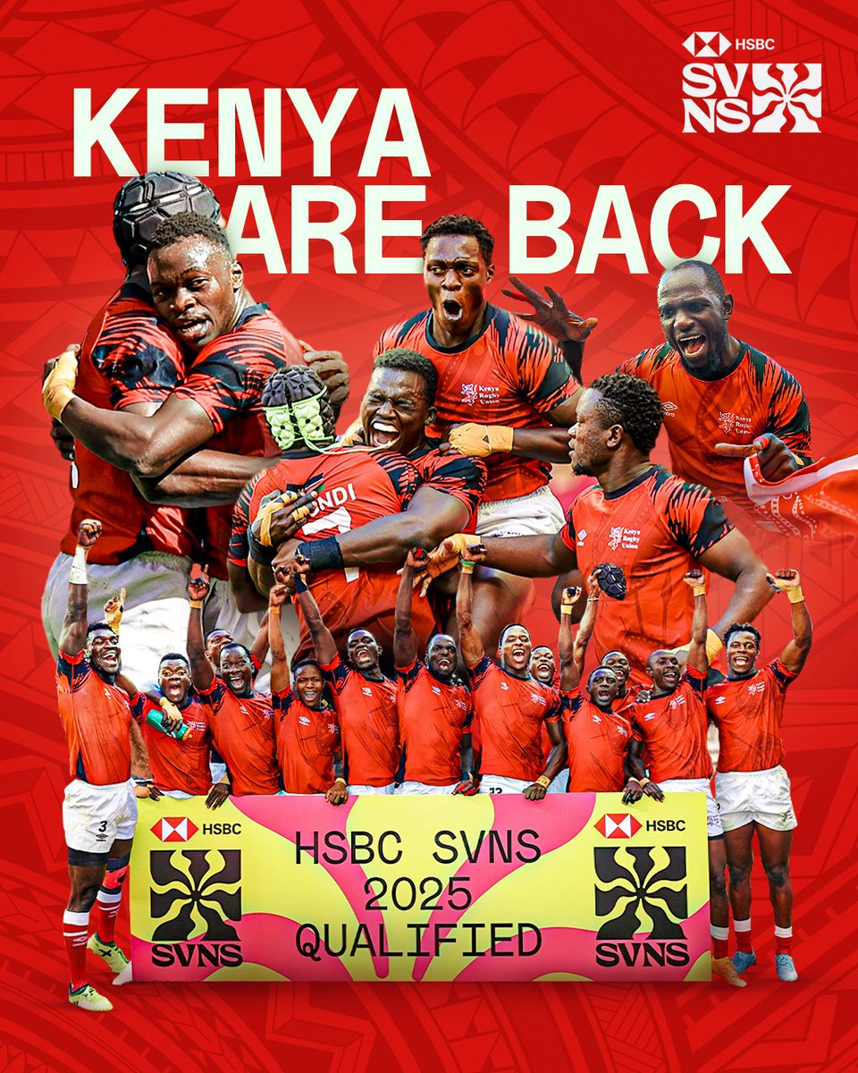 SVNSSeries's tweet photo. Welcome back, @KenyaSevens!

We've missed you 🇰🇪

#HSBCSVNS | #HSBCSVNSMAD | @OfficialKRU https://t.co/5WGjDz65d8