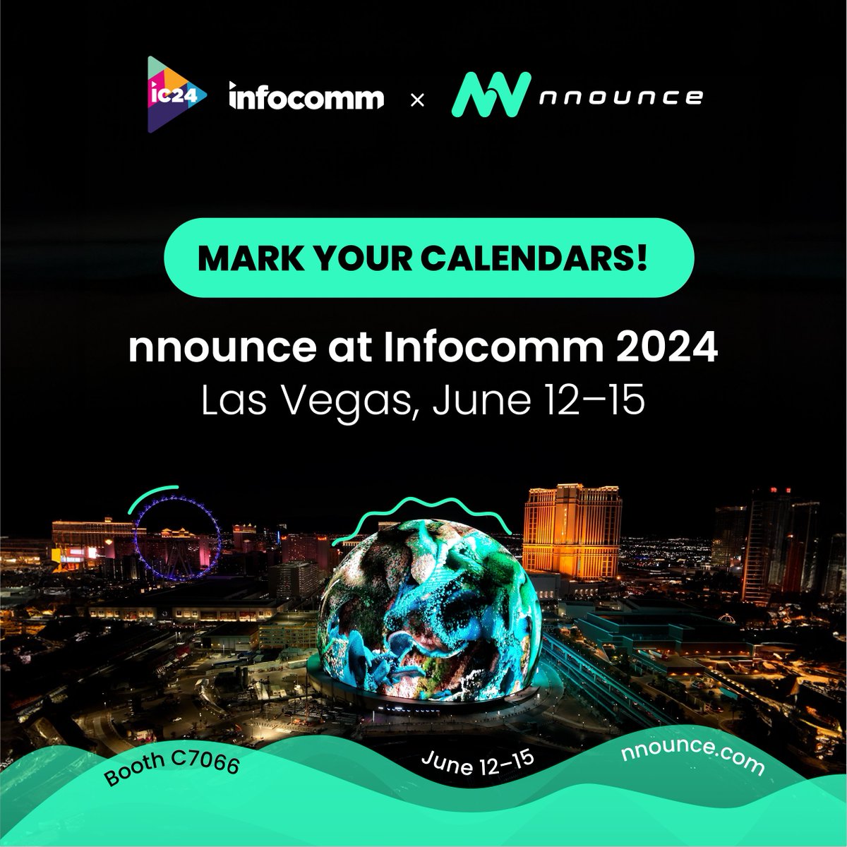 We're thrilled to announce that we'll be presenting our latest nnounce devices at <a href="/InfoComm/">InfoComm</a> in Las Vegas next week. 

See you there! Booth C7066.
#Infocomm2024 #LasVegas #Technology