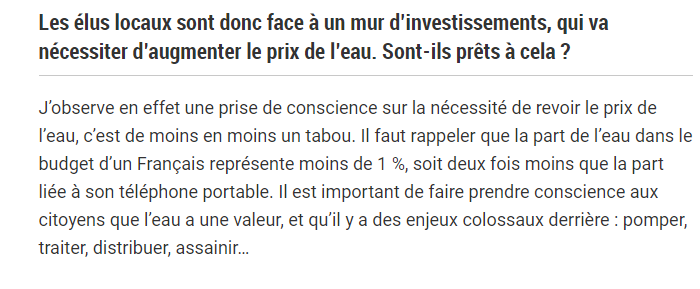 Guillaume Doyen (@g_doyen) on Twitter photo Sabrina Soussan, PDG de Suez : "Revoir le prix de l’eau est de moins en moins un tabou" lagazettedescommunes.com/931117/sabrina… via <a href="/Lagazettefr/">La Gazette des communes</a> Sabrina Soussan, PDG de Suez : "Revoir le prix de l’eau est de moins en moins un tabou" lagazettedescommunes.com/931117/sabrina… via <a href="/Lagazettefr/">La Gazette des communes</a>