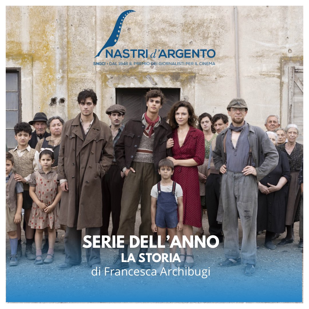Nico_Uff_Stampa's tweet photo. È stata proclamata la serie dell’anno ieri sera a Napoli ha ricevuto il Nastro d’argento dei Giornalisti cinematografici italiani. La storia, diretta da Francesca Archibugi e prodotta da Picomedia e RaiFiction.
#lastoria #nastridargento #picomedia #nicoufficiostampa https://t.co/c0KoFbGnhz