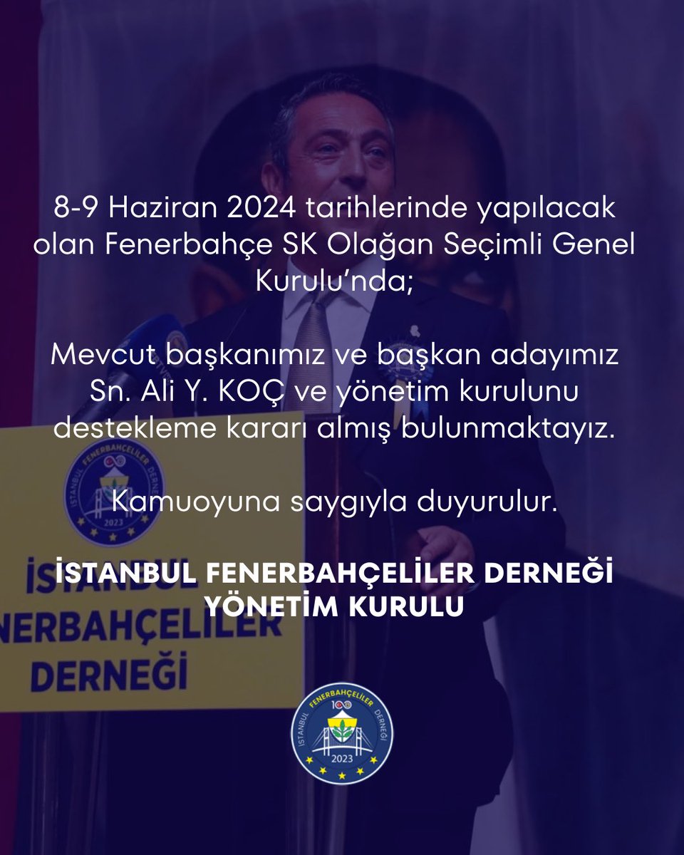 Kamuoyuna saygıyla duyurulur.