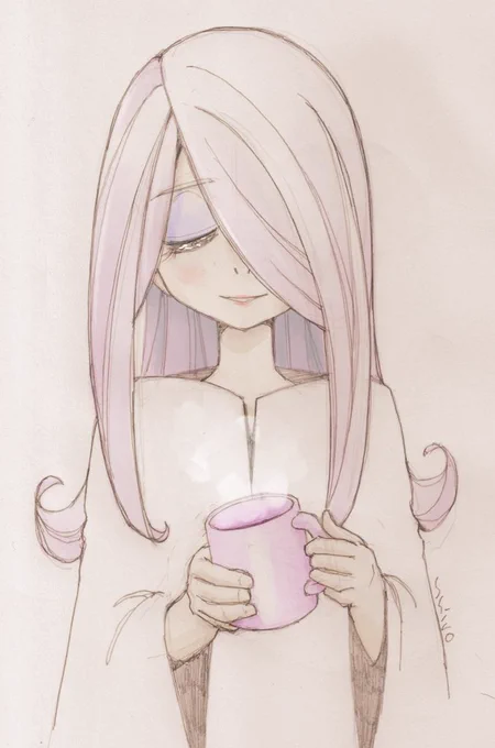 #このタグを見た人は黙って飲み物を持ったキャラを貼る 