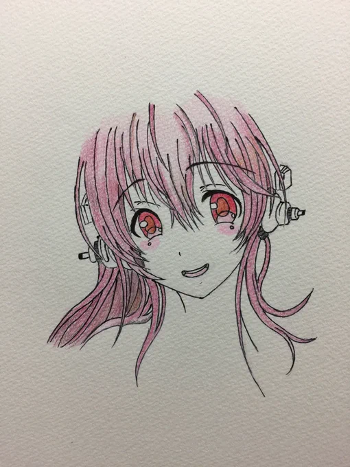 #最近フォローした人は知らない過去絵を晒す昔はすーぱーそに子さんをよく描いてました 