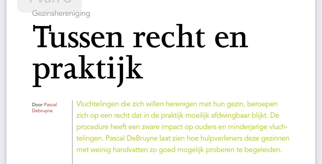 Heel erg blij met deze bijdrage in het @vakbladsociaalwerk in Nederland, over gezinshereniging en transnationaal sociaal werk. link.springer.com/article/10.100…