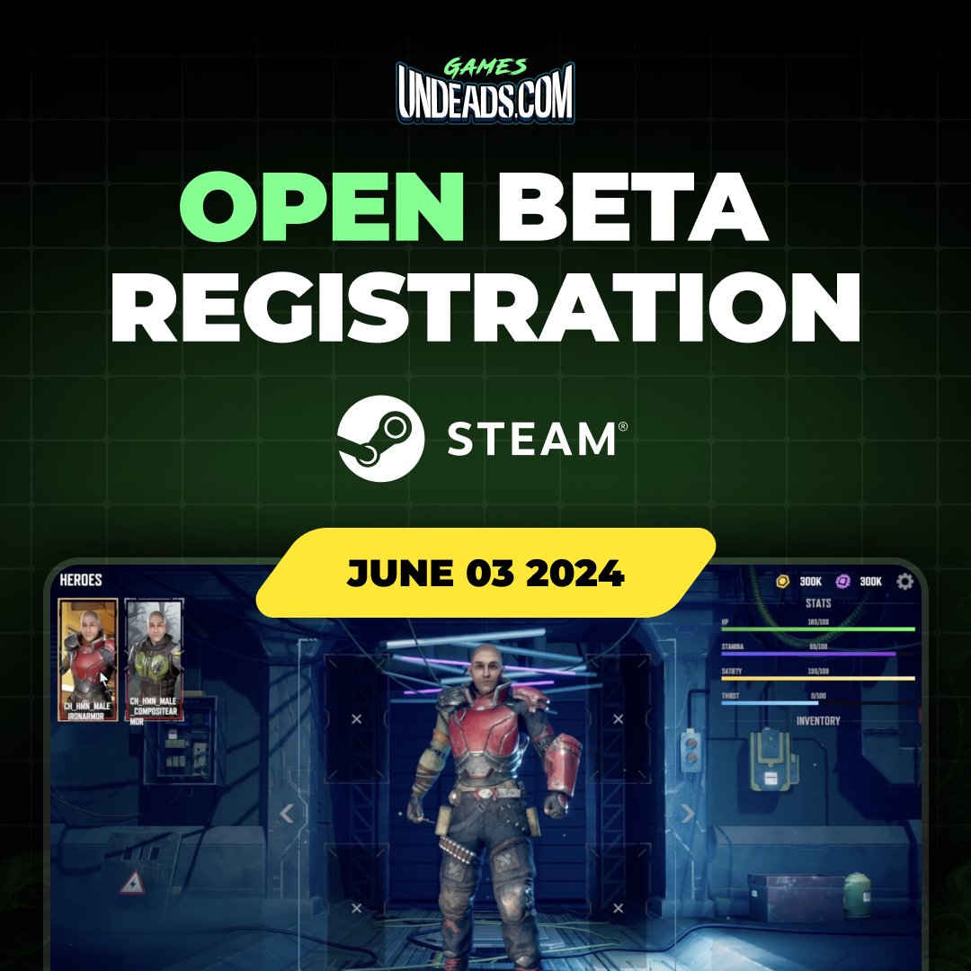 🔥Undeads Beta registration is now open! 💰$10,000 $USDT will be shared  among 100 random Beta Players ⬇️ Sign up now: https://t.co/SngRI4hfCO  #Undeads #Web3 #Crypto #Gamefi #Airdrop #Blockchain #Bitcoin #Ethereum  #Solana #BTC #ETH #