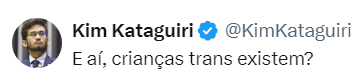 Não @KimKataguiri, tudo acontece no dia do aniversário de 18 anos das pessoas, de um dia pro outro elas desenvolvem suas identidades, afetividades e subjetividades.

Quando a pessoa faz 18 anos ela recebe uma coruja com seus dados de orientação sexual e identidade de gênero.