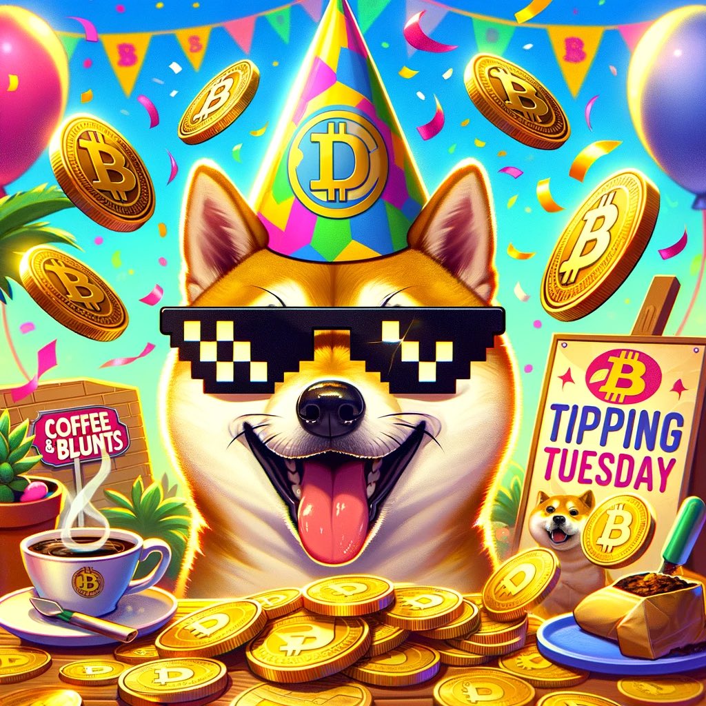 It's Tipping Tuesday! 🎉 🐕

Today, let's spread the Dogecoin love and welcome new members to our awesome community. To make it even more exciting, we're giving away Dogecoin tips! 🌟

How to participate:
1. Repost and like this post.
2. Comment below with your Dogecoin wallet
