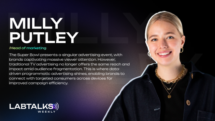 In 1967, a 30-second Super Bowl ad cost $42k; by 2024, it's $7M! With 79% on smartphones during commercials, programmatic ads offer better targeting and ROI. Combining both strategies maximises impact. 

Check out Milly take and read the full blog here: bit.ly/3Kuhmls