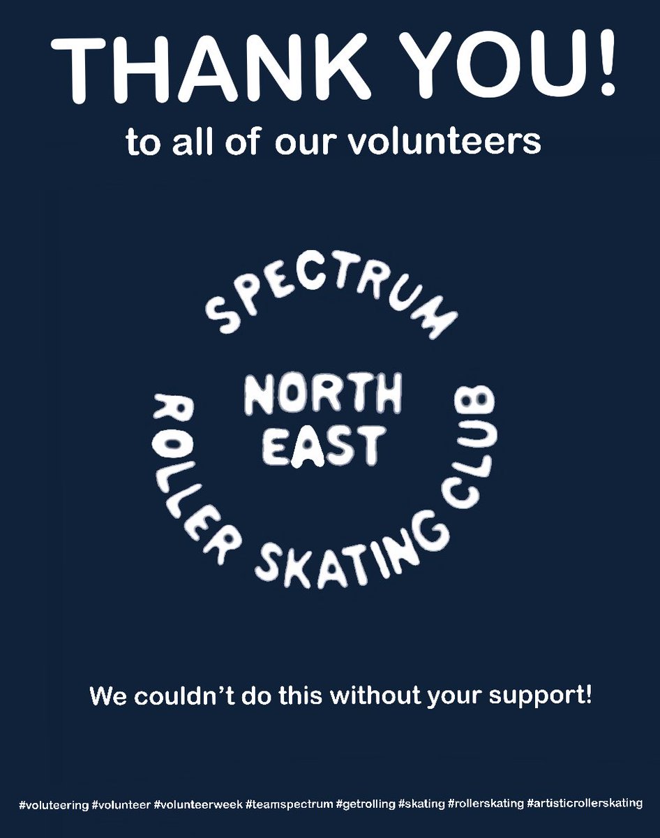 ❤️ Our team of volunteers are amazing! We are grateful to everyone who gives up their time to keep our sport rolling! 🛼
#voluteering #volunteer #volunteerweek #teamspectrum #getrolling #skating #rollerskating #artisticrollerskating #community #giveback #support #help #fundraise