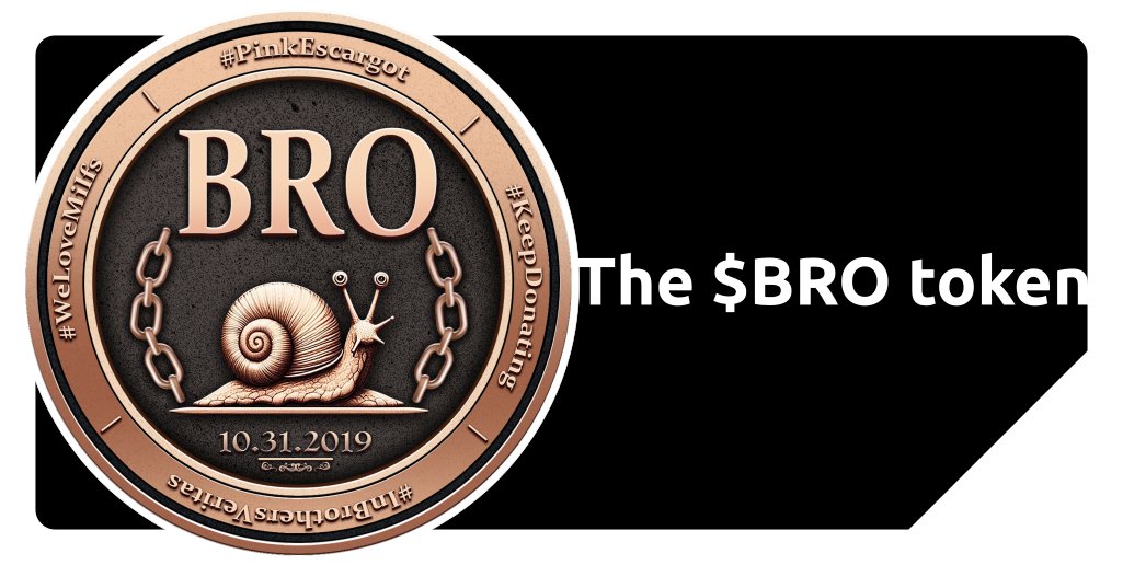 1. The $BRO token is the token for Kadena Brother's Telegram channel and aims to encourage fun and the production of memes on this channel.

Besides many innovations, and technical experiments made possible by #Pact, the Smart Contract language of <a href="/kadena_io/">Kadena</a> .