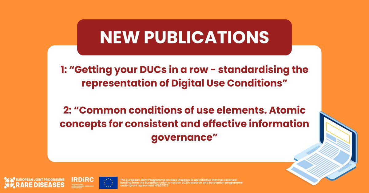 2 key publications for FAIR data:
1 : Getting your DUCs in a row - standardising the representation of Digital Use Conditions nature.com/articles/s4159…
2 : Common conditions of use elements. Atomic concepts for consistent and effective information governance nature.com/articles/s4159…