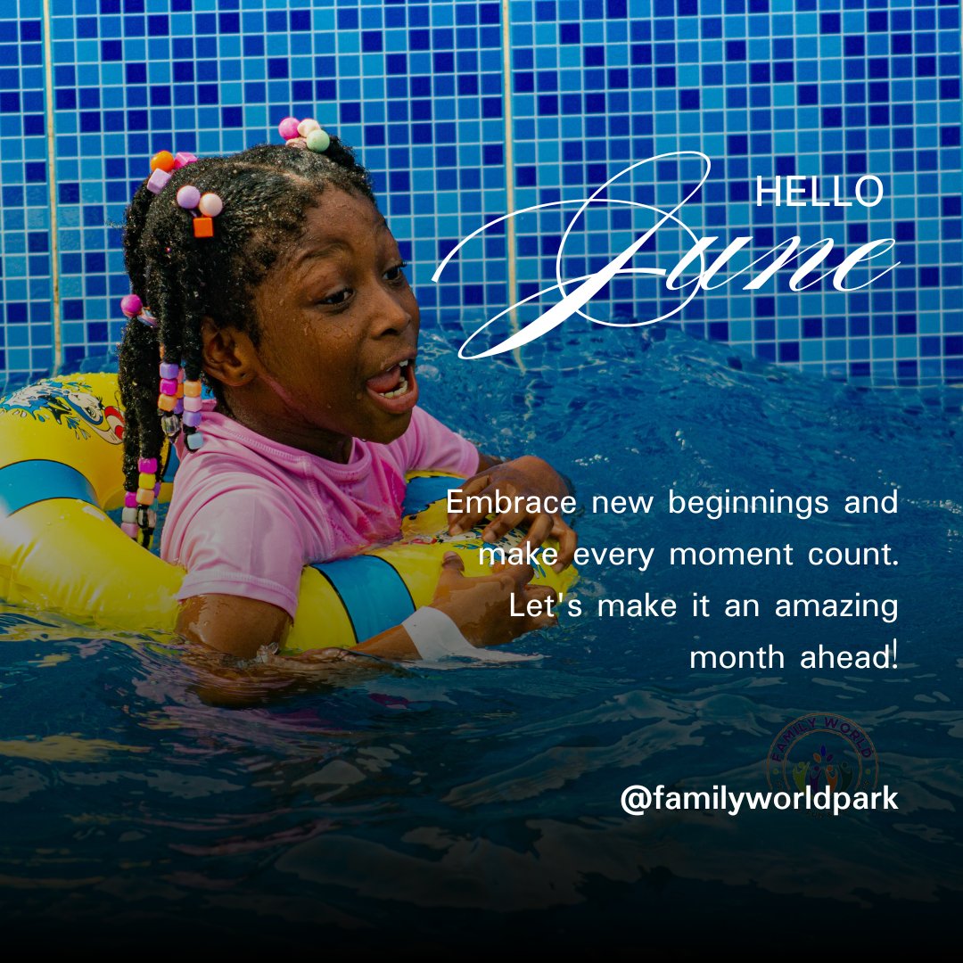 FamilyWorldPark's tweet photo. Embrace new beginnings and make every moment count. Let's make it an amazing month ahead!

#familyworldpark #swimmingpool #accra #funactivities #goodvibes #familyfun #funactivities #weekendfun #poolsidefun #outdooradventure #fitness #fridaynigh #partytime https://t.co/CVznGik2c4